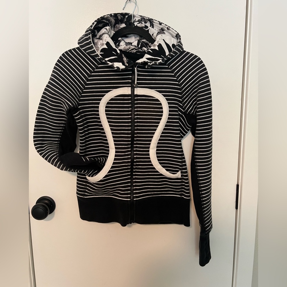 Lululemon Scuba hoodie in Parallel Stripe.